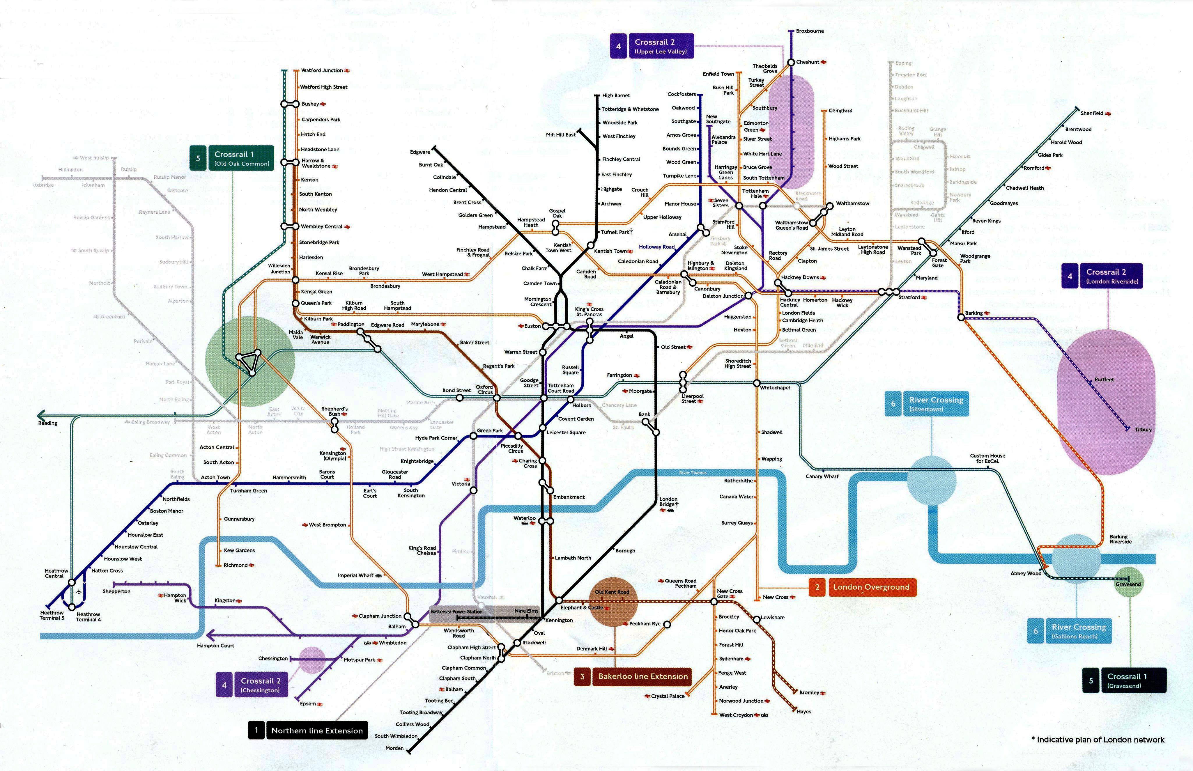 London Underground tube maps
